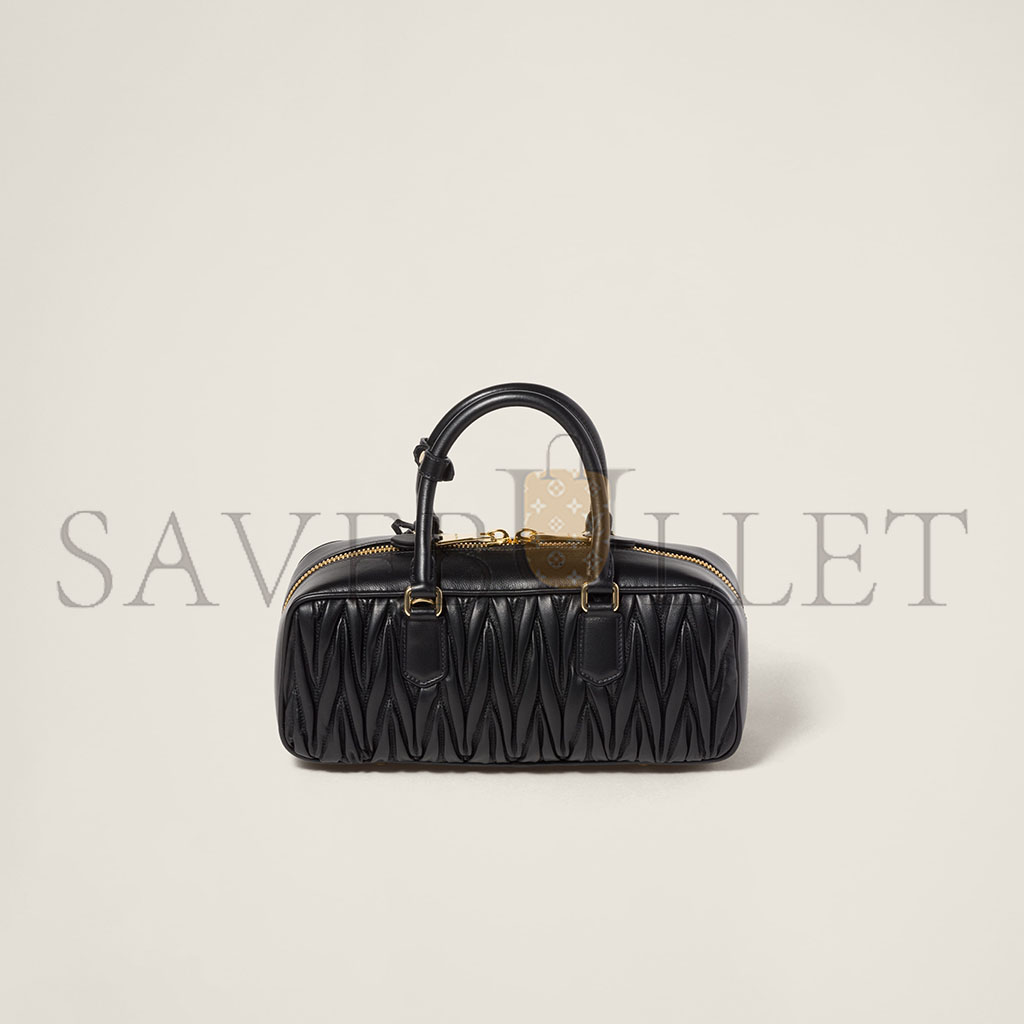 M1v M1v arcadie matelassÉ nappa leather bag 5bb148 (22*10.5*7.5cm)
